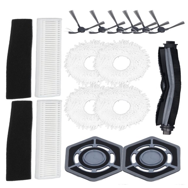 Kit de accesorios de robot limpiador cepillo principal Filtro de cepillo lateral Paño de mopa Módulo de mopa Kit de accesorios de robot limpiador Kit de accesorios integral de ANGGREK Otros