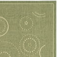 thumbnail image 2 of SAFAVIEH Courtyard Hugo Oriental Indoor/Outdoor Area Rug, Olive/Natural, 2'7" x 5', 2 of 4