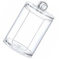 thumbnail image 1 of WHAMVOX Conteneur Portable pour Disques de Coton Boîte de Rangement en Plastique Transparent pour Femmes 1Ensemble, 1 of 8