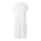 thumbnail image 4 of Vestido informal de encaje para mujer: cuello redondo, manga corta lisa, vestido de fiesta elástico y suave, 4 of 5