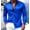 A_ Blue, variant on kosheko Men's Slim-Fit Satin Button-Down Shirt with Chest Pocket, Spread-Collar Long-Sleeve, Wrinkle-Resistant Fabric for Office Business Blue S