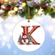 thumbnail image 4 of Xihbxyly Paletas No Reclamadas 2024 Nuevo Colgante Navideño de Muñeco de Nieve 26 Letras - Colgante de Coche de Acrílico Saint, 4 of 5