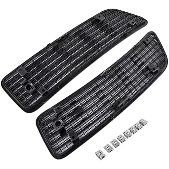 2Pcs Left Right Hood Air Vent Grille Cover Replacement for Mercedes S550 W221 2007-2013 2218800305 2218800205$$Vehicle Parts & Accessories