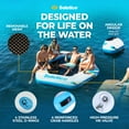thumbnail image 4 of SOLSTICE Hexagon Inflatable Mesh Dock Platform for Lake Boat Pool Ocean, 8'x6", 4 of 7