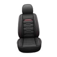 thumbnail image 3 of Protector de asiento para maquinaria pesada, de cuero sintético PU, fácil instalación, funda universal para excavadora Café, 3 of 9