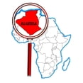thumbnail image 3 of CafePress - Algeria Under The Magnifying Glass Mugs - 15 oz Ceramic Large White Novelty Mug, 3 of 4