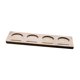 thumbnail image 1 of Soporte de vidrio con forma de cono, ahorra espacio, bandeja de exhibición, soporte para tazas de cóctel, para cocina, restaurante, encimera, buffet 34 cm x 115 cm x 2 cm, 1 of 8