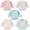 5 Pcs Set E, variant on HaimoBurg Waterproof Long Sleeve Baby Bib Smock, 5 Pcs, 5-30 Months