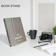 thumbnail image 2 of 12 Pack Acrylic Book Stand, Clear Book Display Easel, Acrylic Book Stand Holder for Displaying Comic Books, Albums,12 x Bracket,Transparent, 2 of 7