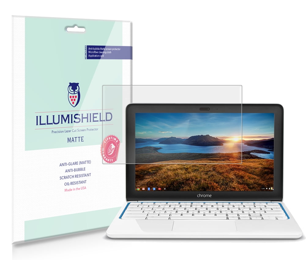 iLLumiShield Matte Screen Protector w AntiGlare/Print 2x for HP