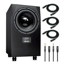 Adam Audio Sub10 10-Inch Mk2 Powered Studio Subwoofer with Cable Bundle
