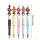 thumbnail image 3 of 10 Piece Donut And Gingerbread Man Dessert Kawaii Theme DIY Beaded Pen Wooden Bead Set Imaginative Stationery 10ML, 3 of 6