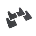 thumbnail image 4 of Red Hound Auto 4 Piece Modern Universal Splash Guards Fits Most Cars Sedans Small Vans SUVs and Crossovers Front Rear Driver Passenger Mud Flaps Black 4pc Full Set with Hardware 7.5 Inch x 11 Inch, 4 of 7