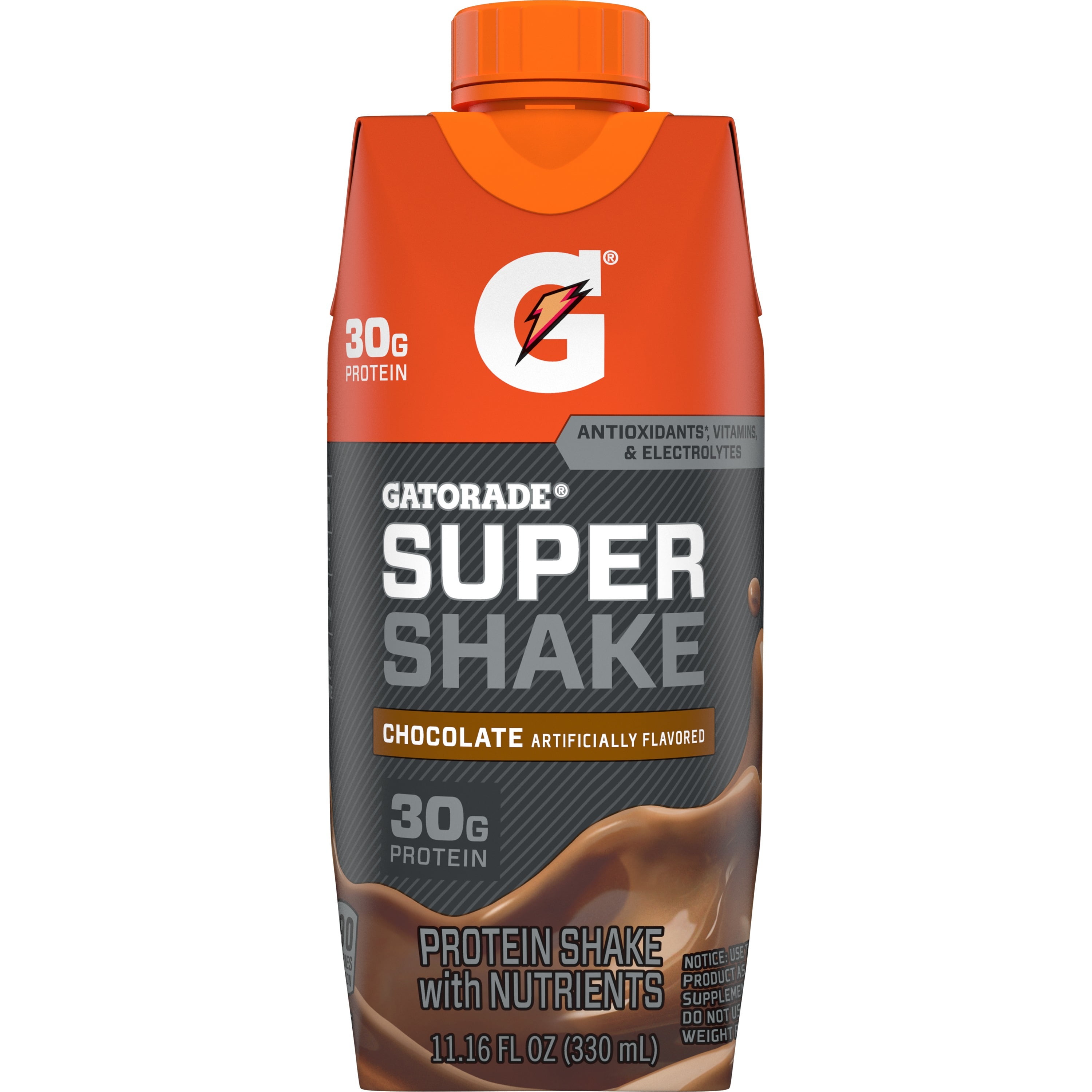 Gatorade Super Shake, Chocolate, 4 Pack