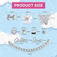 thumbnail image 2 of 20 PCS Charms for Bogg Bag,Pearls,Butterfly Flowers and Chain for Bogg Bag Girl Women Accessories Charms, 2 of 7