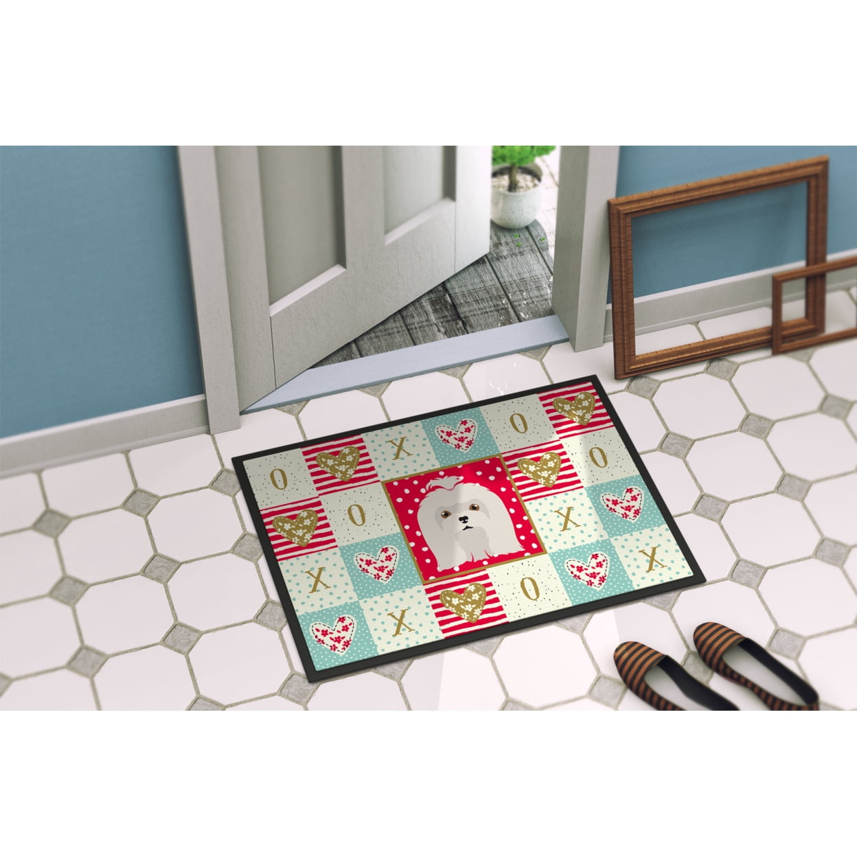 Maltese Love Door Mat