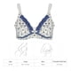 thumbnail image 3 of Brasier de Lactancia Ecomeon de Encaje Floral Algodón Abierto Frontal Multicolor 40/90 Azul, 3 of 4