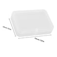 thumbnail image 2 of TABLETREANDS 6Ud Caja Plástica Transparente Para Tarjetas De Poker Caja De Almacenaje Resistente Y, 2 of 8