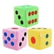 thumbnail image 5 of Dados de Esponja Perfecl Juguetes Blandos Seguridad para Niños Amarillo Rosa 12 cm, 5 of 8