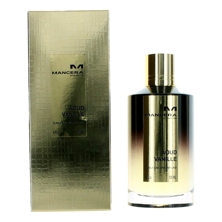 Mancera Unisex Aoud Vanille EDP Spray Wood Vanilla Perfume, 4 oz
