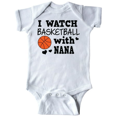 

Inktastic I Watch Basketball with Nana Gift Baby Boy Bodysuit