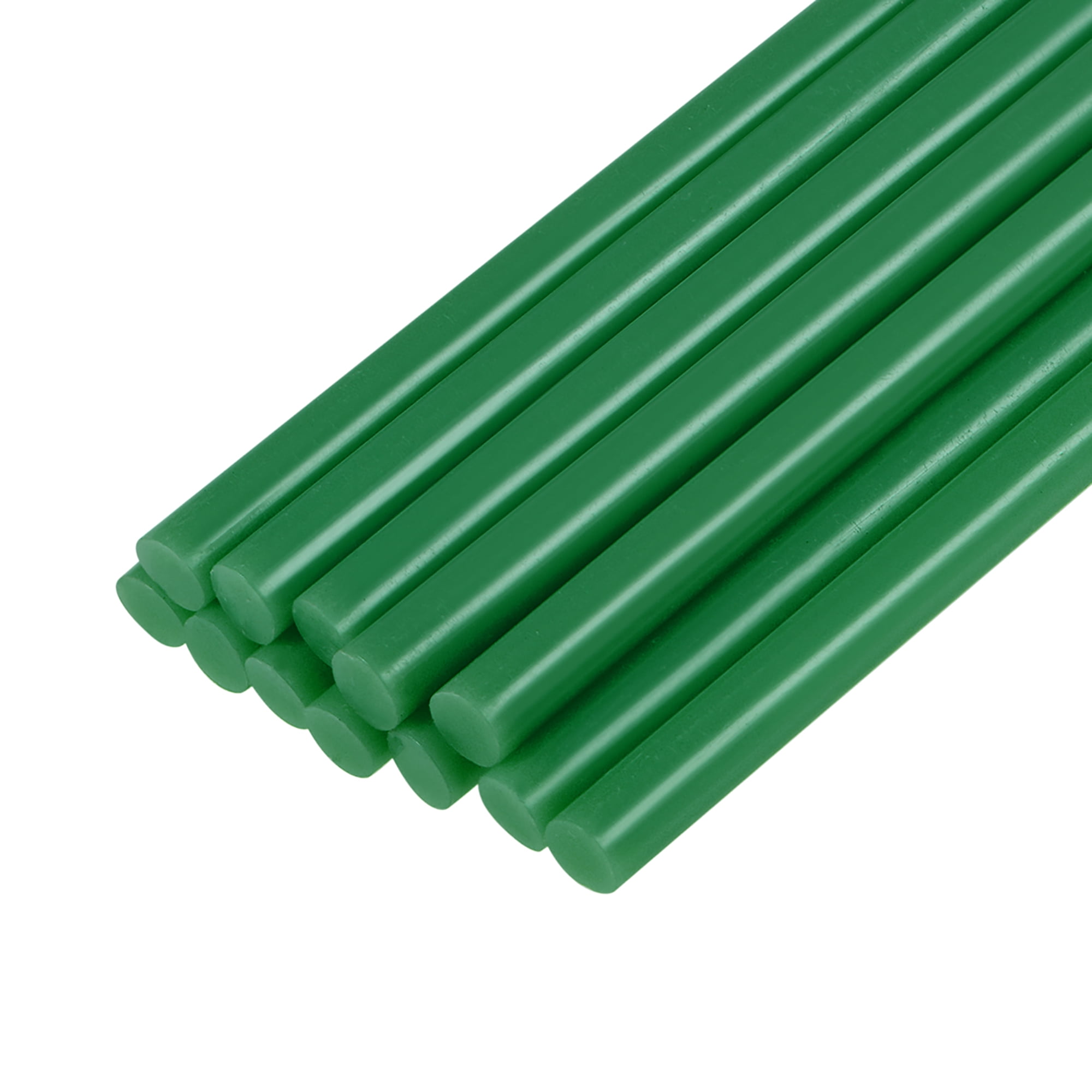 Mini Hot Glue Sticks for Glue Gun 0.27" x 4" Dark Green 12pcs Walmart