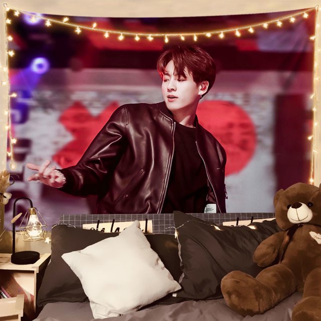 BTS Tapiz Dormitorio Decoración De Fondo Kim Tae Hyung Nam Joon Mercancía DIY Personalización
