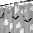 thumbnail image 3 of Halloween Ghost Pattern Shower Curtain 36"x72" ,Bathroom Decorative Shower Curtains Set with 12 Hooks,Modern Waterproof Washable Shower Curtain, 3 of 6