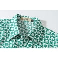 thumbnail image 3 of SSLR Womens Hawaiian Shirts Floral Blouses Short Sleeve Button Down Shirts, 3 of 7
