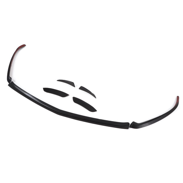 Spoiler De Parachoques Delantero, Alerón De Ventilación De Aire Negro Brillante 7pcs Resistencia Al Desgaste Duradera Para Accesorios Para Automóviles