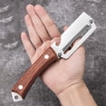 thumbnail image 4 of Multi-Functional Vegetable Peeler for Kitchen, Premium Vegetable Peeler with Wooden Handle, Bottle Opener Stainless Steel Blade, Kitchen Tool for Fruit Potato Pumpkin Papaya, 4 of 9