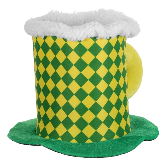 LOLIPPYY Green Beer Mug Party Hat for Oktoberfest Soccer Carnival Festival Celebration