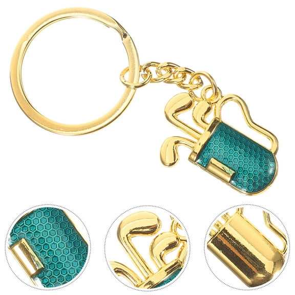 DRAFIDEEP Zinc Alloy Golf Cart Key Ring Business Men 1Set