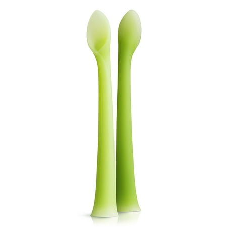 Olababy 100% Silicone Soft Tip Feeding Spoon for Baby Led Weaning
