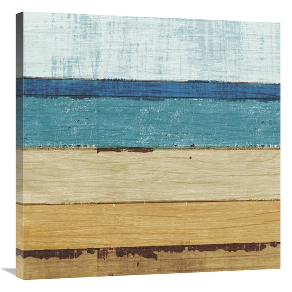 Global Gallery's 'Beachscape III' By Michael Mullan Stretched Canvas Wall Art