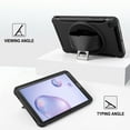 thumbnail image 3 of Dteck Case For Samsung Galaxy Tab A 8.4 SM-T307 (2020 Released),Shockproof Three-Layer Heavy Duty Protector Rubber Hybrid Hard Kickstand Cover (no built-in Screen Protector) 8.4 inches,Black, 3 of 7