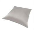 thumbnail image 4 of MICHAEL AMINI Casey 19x19" Square Contemporary Fabric Pillow in Silver Set of 2, 4 of 10