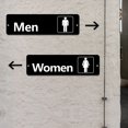 thumbnail image 4 of Letrero de baño, etiqueta de PVC para baño para mujeres y hombres, 4 of 4