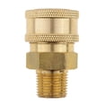 thumbnail image 1 of bedienty Female to 3/8 Male Socket Brass Connect Fitting Quick Pressure Washer, 1 of 6