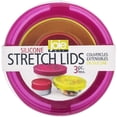 thumbnail image 2 of Joie Silicone Stretch Lids Reusable Food Storage Container Covers - Set of 3 3 Sets, 2 of 2