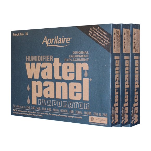 Panel de agua de repuesto para humidificador Aprilaire #35, paquete de 3