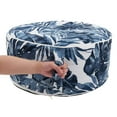 thumbnail image 3 of Modern Tropic Design Round Indoor & Outdoor Pouf, 3 of 14