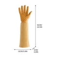 thumbnail image 2 of Guantes de jardinería de manga larga | Guantes de protección laboral resistentes a los pinchazos con puño extendido en la muñeca | Diseño cómodo, transpirable y elegante para poda, plantación, 2 of 2