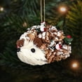 thumbnail image 4 of 1 Pcs Woodland Animal Xmas Ornaments,Lifelike Forest Animal Figurines,Animals Christmas Tree Ornaments,2D Acrylic Christmas Tree Decoration,Animal Xmas Hanging Ornament For Christmas Tree,D, 4 of 7