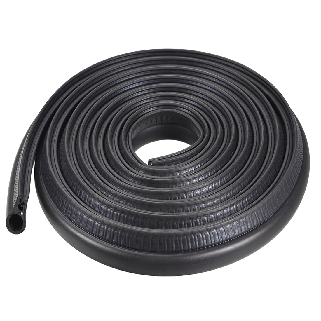Sourcing Map U Channel Edge Trim, 16.4ft Length Rubber Guard Seal Strip Edge Protector Fit For 0.3-1.5mm Edge, (15/64" W X 5/16" H) Gray