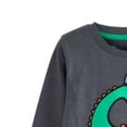 thumbnail image 4 of Esaierr Toddlers Boys Long Sleeve T-Shirts Dinosaur Cotton Round Neck Printed T-Shirts for 2-7T, 4 of 5