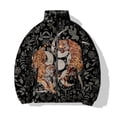 thumbnail image 2 of Chaquetas con estampado de tigre para hombre, parkas modernas y versátiles para hombre, parkas con estampado animal de moda, abrigos de invierno para hombre cómodos y cálidos, 2 of 4