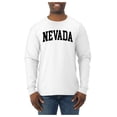 thumbnail image 2 of Wild Bobby State of Nevada College Style Men Long Sleeve Shirt, 2 of 6