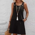thumbnail image 2 of 2 Piece Outfits Summer,Womens 2 Piece Set Summer Lounge Outfits Casual Sleeveless Tops Matching Sets Jogging Suits, 2 of 5
