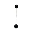 thumbnail image 2 of Sonducket Broche de perla exquisita, alfileres de esmalte a la moda, joyería de estilo Simple estético, decoraciones para chal, accesorios para el Día Accesorios de disfraces Negro/Corto Sonducket AP008831-04, 2 of 6